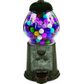 Black 9" Metal w/Glass Gumball / Candy Dispenser Machine